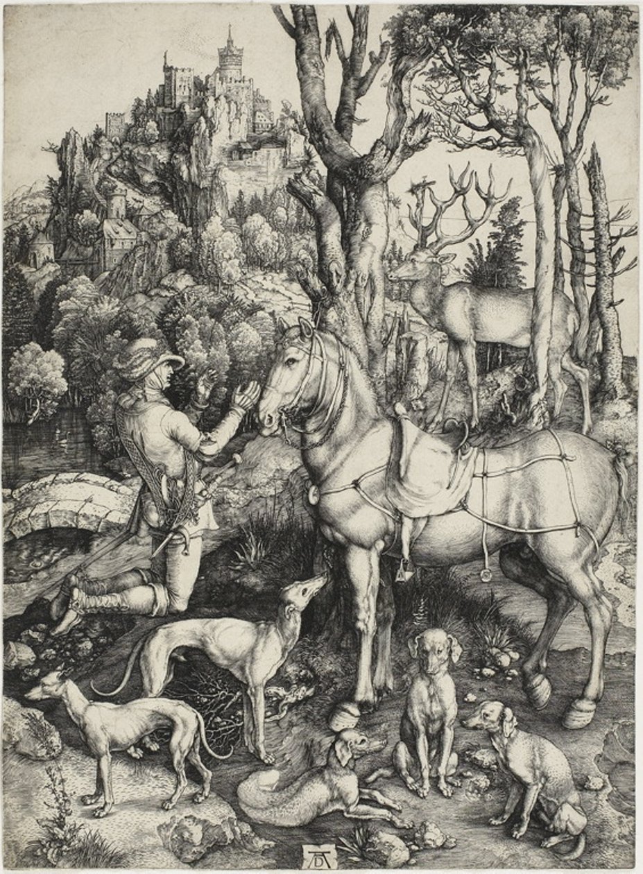 Saint Eustace av Albrecht Dürer