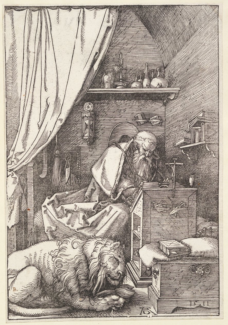 Sankt Hieronymus i sin celle av Albrecht Dürer