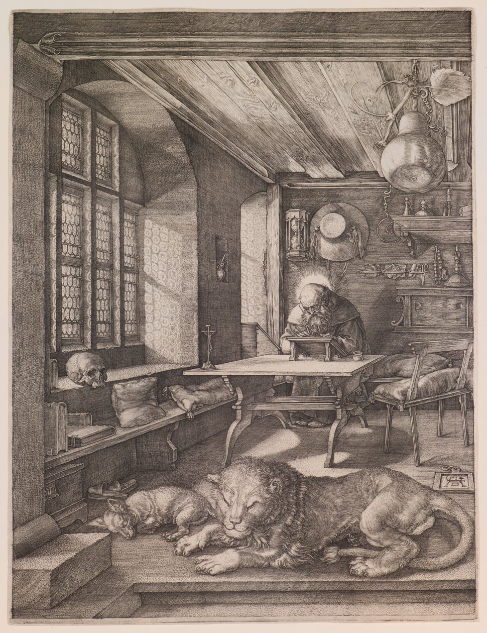 Den hellige Hieronymus i sitt arbeidsrom av Albrecht Dürer
