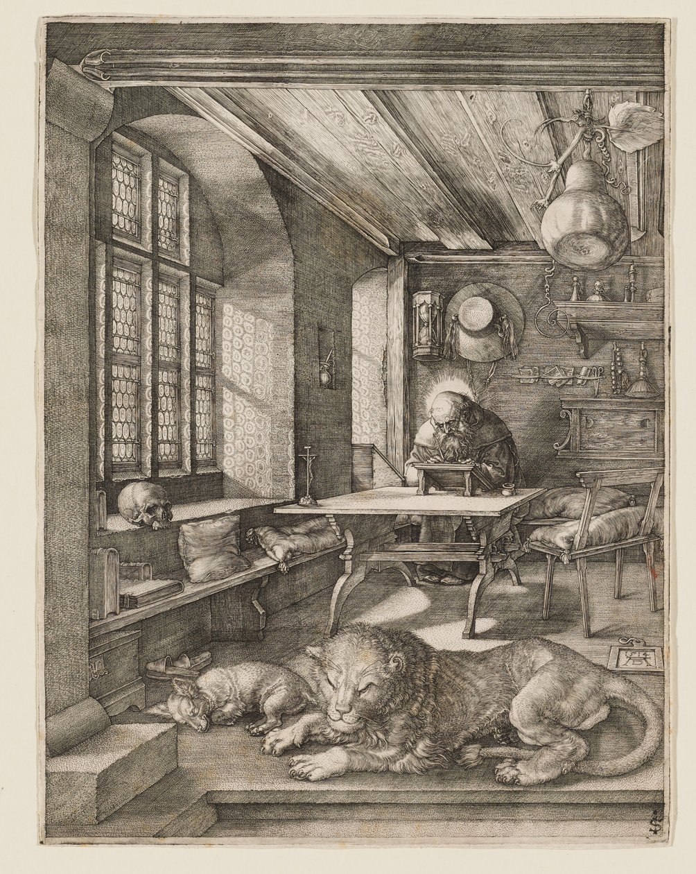 Sankt Hieronymus i sitt studerkammer av Albrecht Dürer