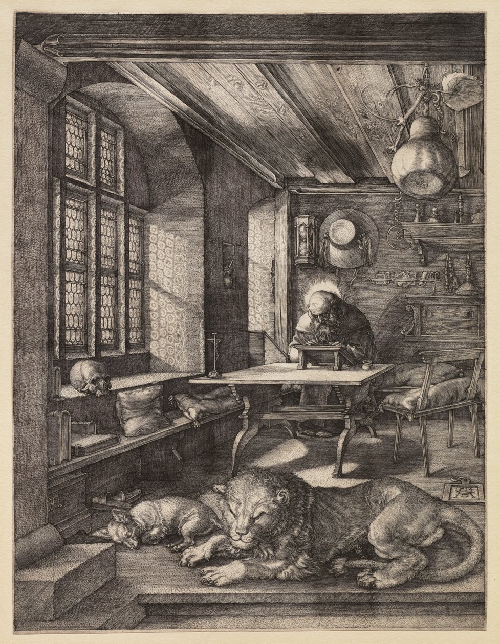 Sankt Hieronymus i sitt studerkammer av Albrecht Dürer