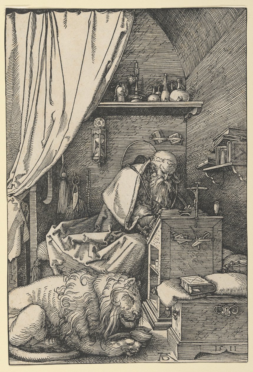 Sankt Hieronymus i sin celle av Albrecht Dürer