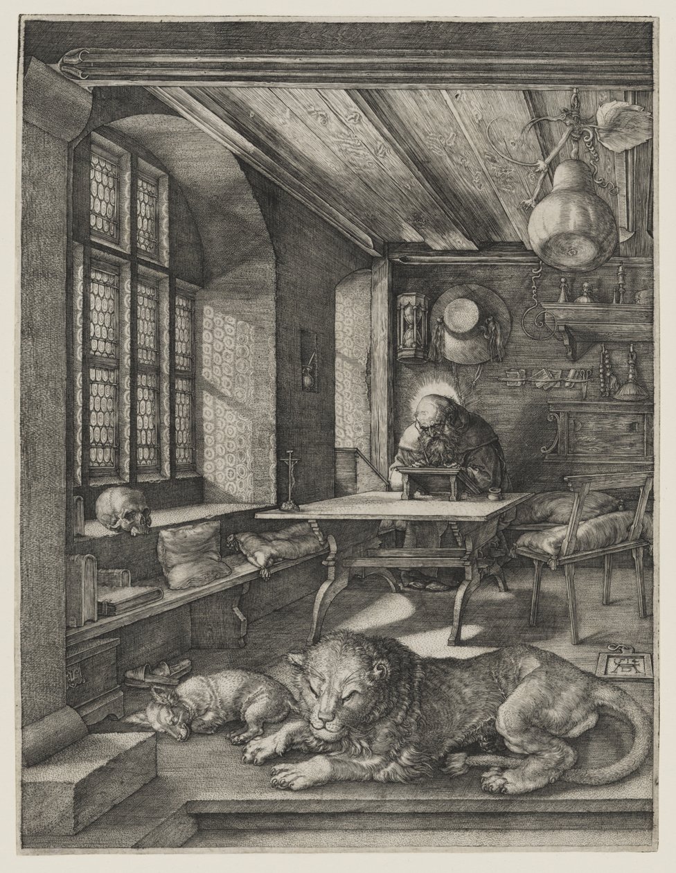 Sankt Hieronymus i sitt studerkammer av Albrecht Dürer