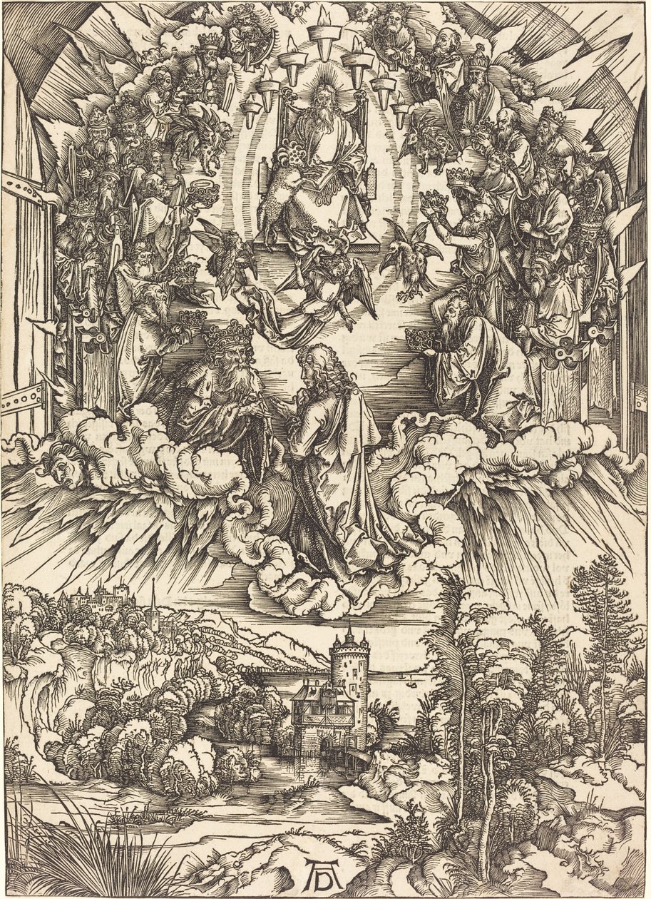 Sankt Johannes foran Gud og de eldste av Albrecht Dürer