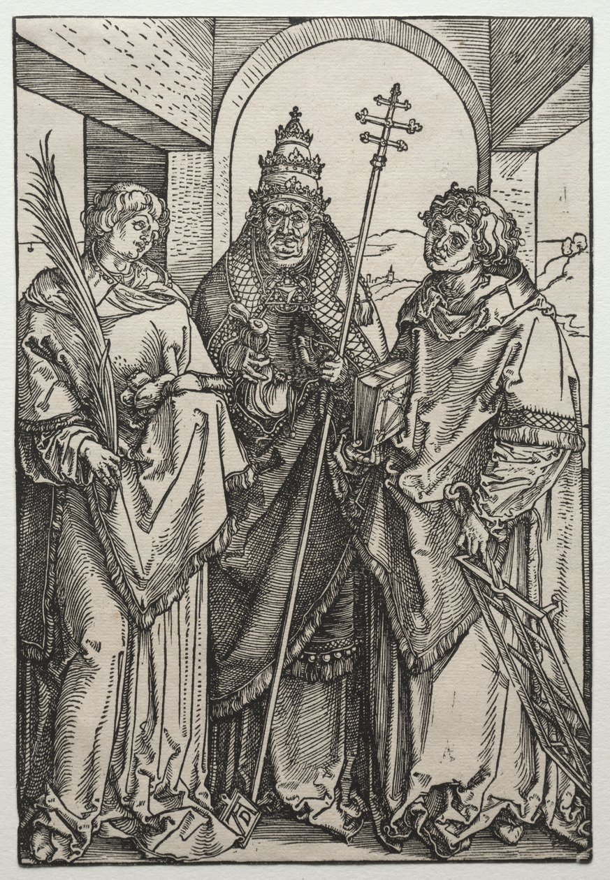 De hellige Stephen, Sixtus og Laurence av Albrecht Dürer