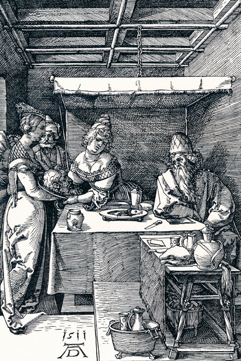 Salome presenterer hodet til døperen Johannes for Herodias, 1511 1906 av Albrecht Dürer