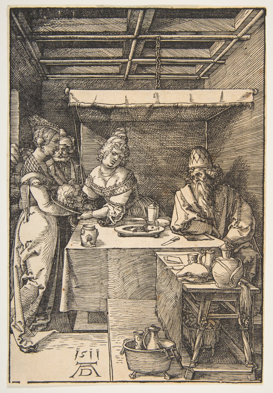 Salome mottar hodet til Johannes Døperen av Albrecht Dürer