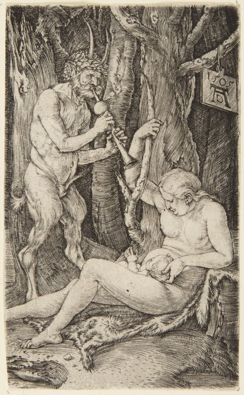 Satyrfamilie av Albrecht Dürer