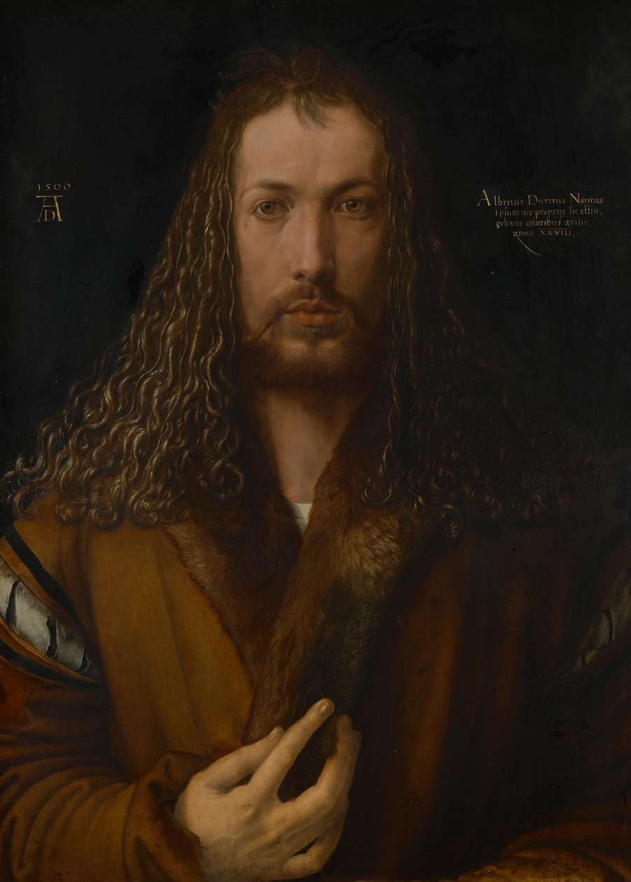Selvportrett i pelsfrakk av Albrecht Dürer
