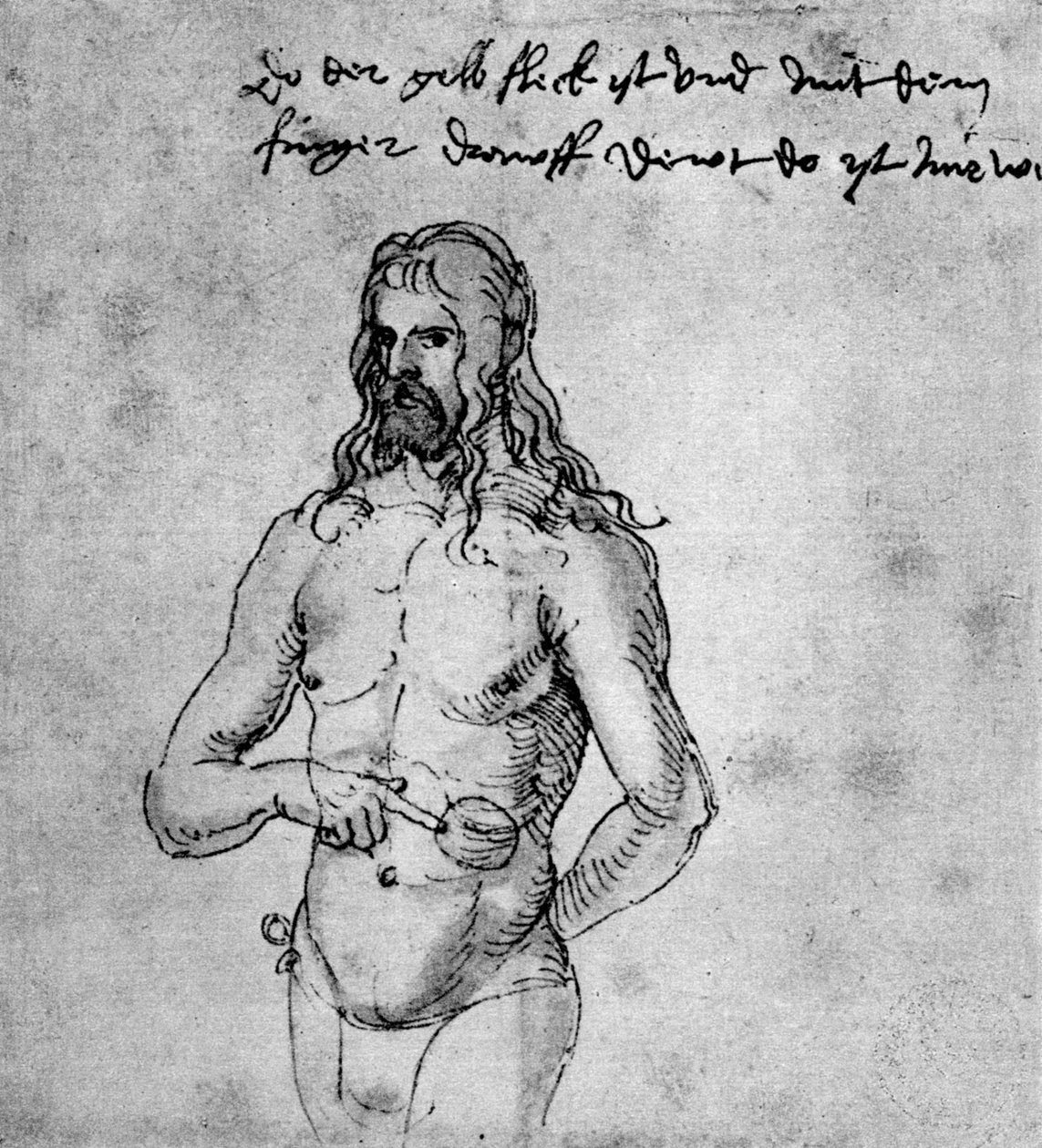 Selvportrett, ca 1512-1513 eller 1519, 1936 av Albrecht Dürer