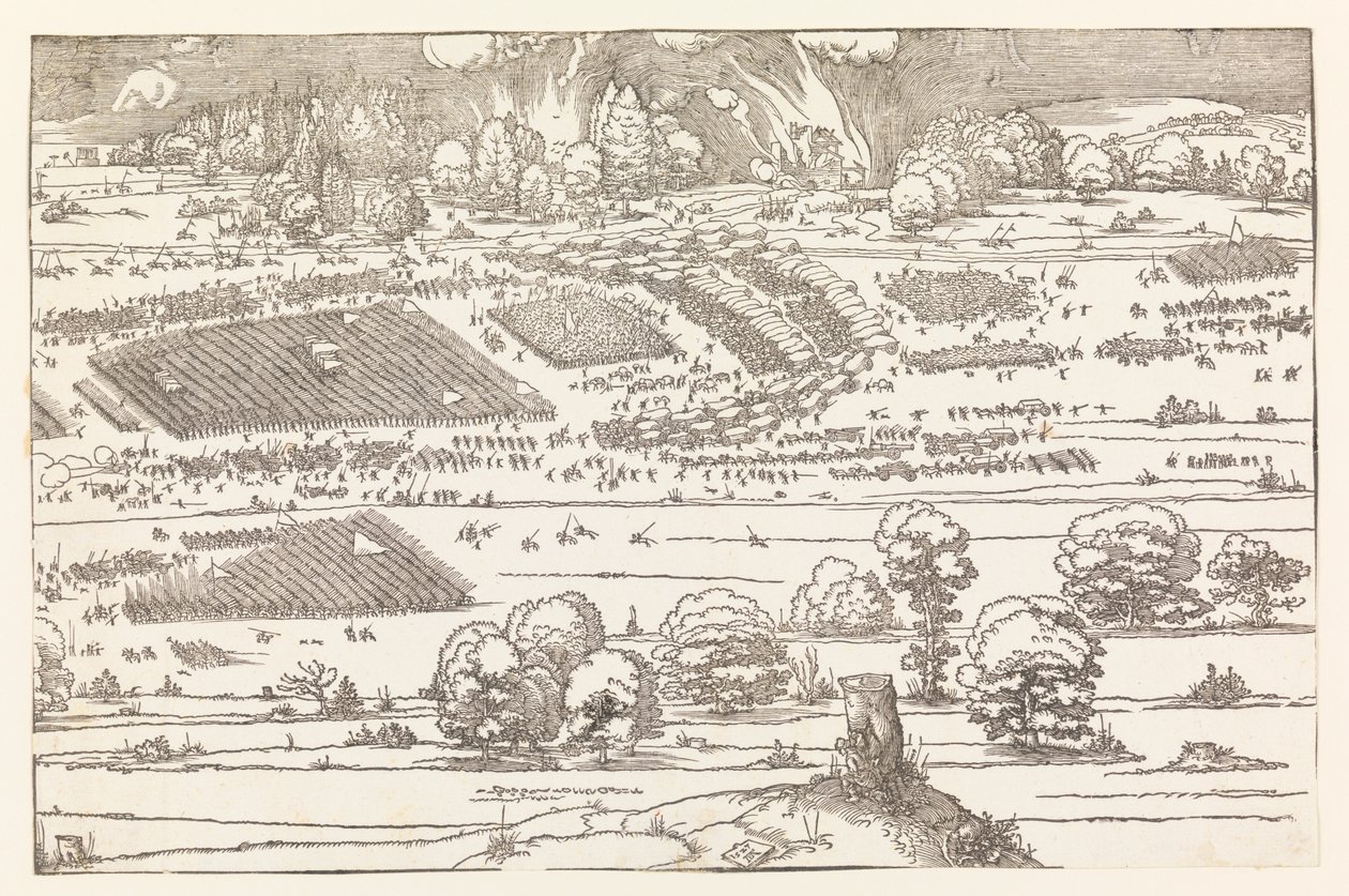 Beleiring av en by (del 2) av Albrecht Dürer