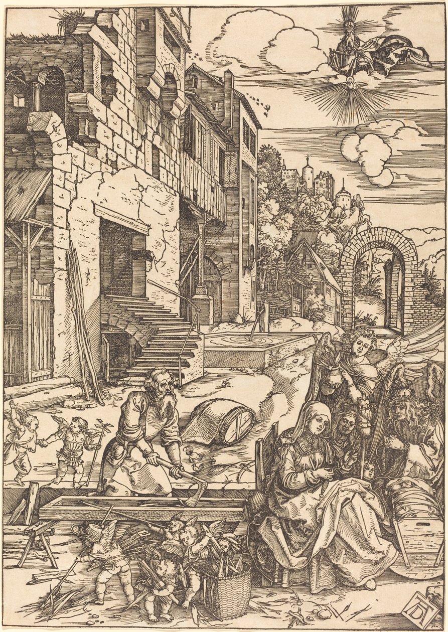 Den hellige families opphold i Egypt av Albrecht Dürer