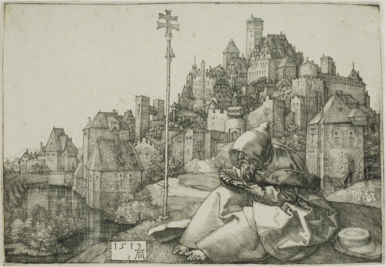 St. Anthony av Albrecht Dürer