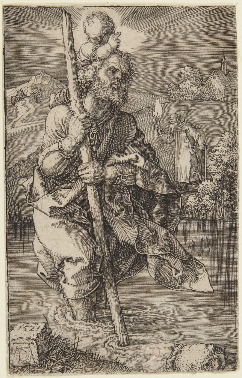 Sankt Kristoffer av Albrecht Dürer