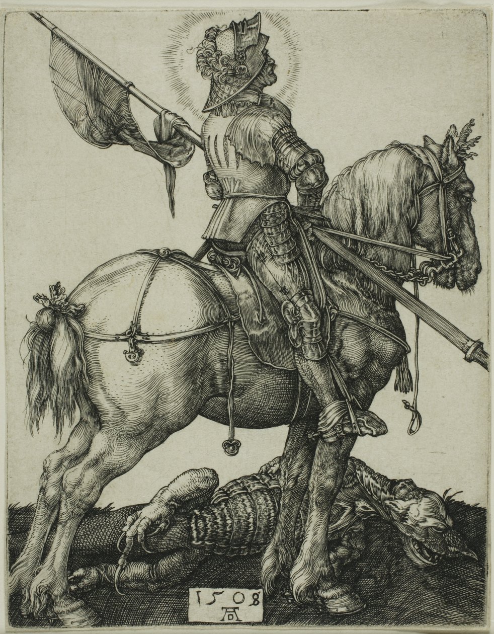 St. George til hest av Albrecht Dürer
