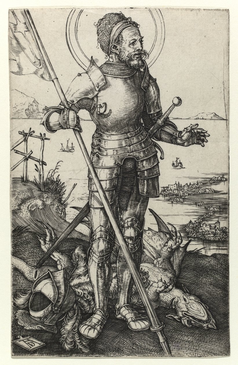 St George stående, 1502 av Albrecht Dürer