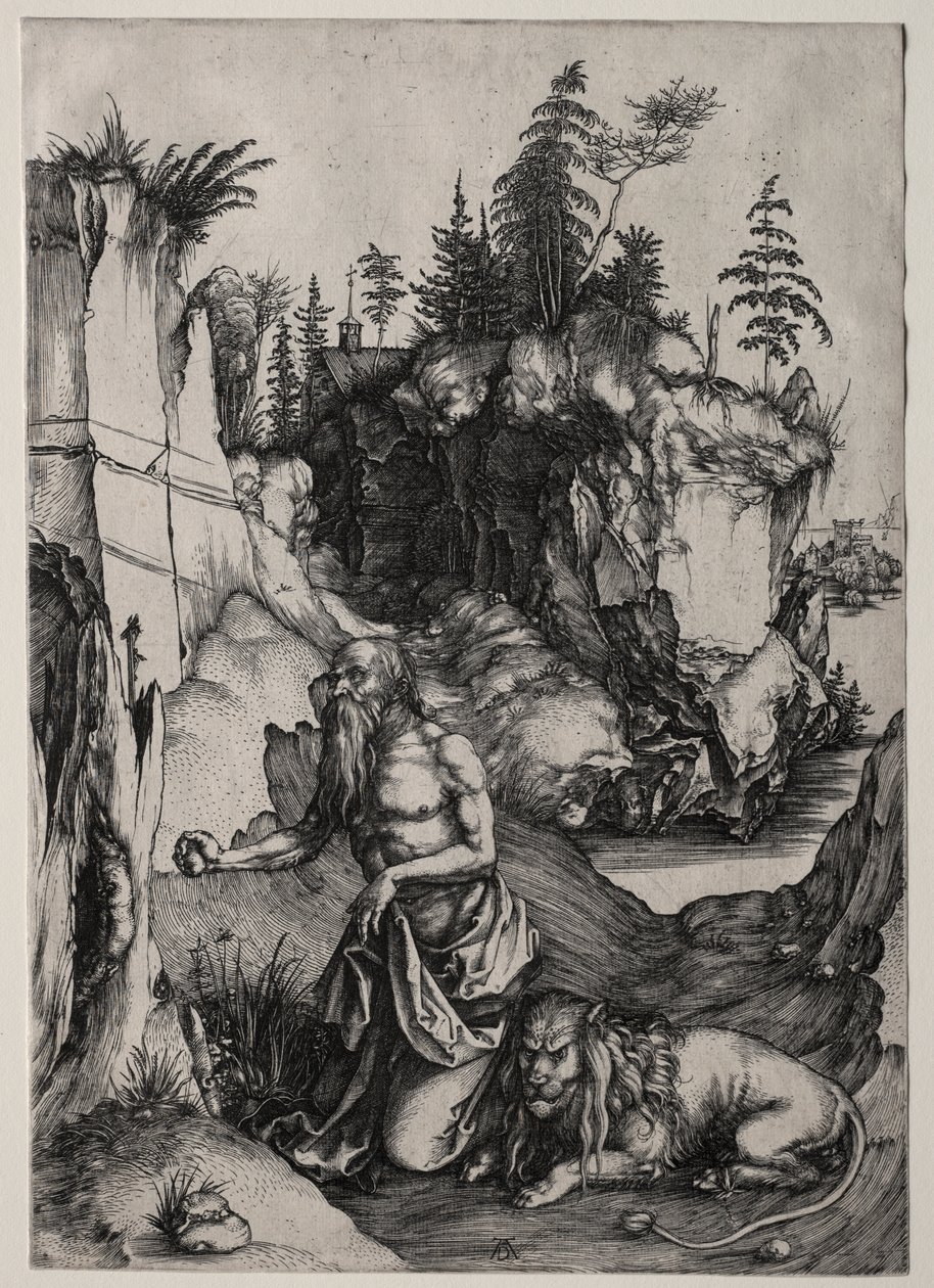 St. Hieronymus i bot av Albrecht Dürer