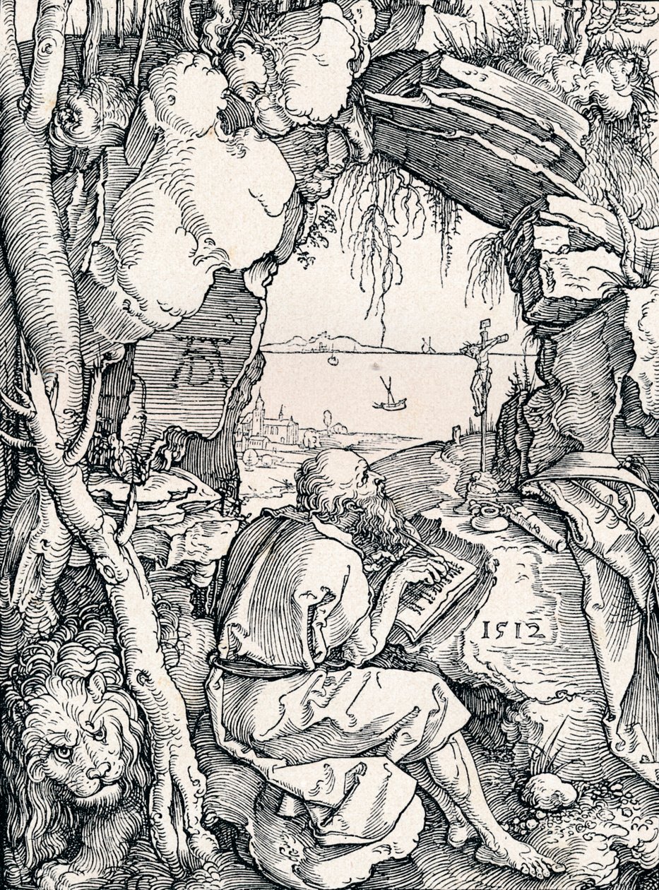 St Hieronymus i en hule, 1512 1906 av Albrecht Dürer