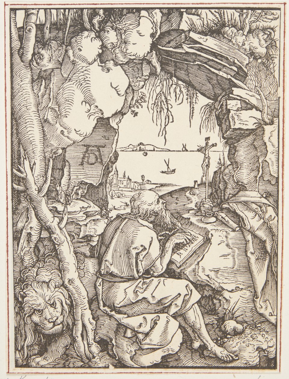 St. Hieronymus i hulen av Albrecht Dürer