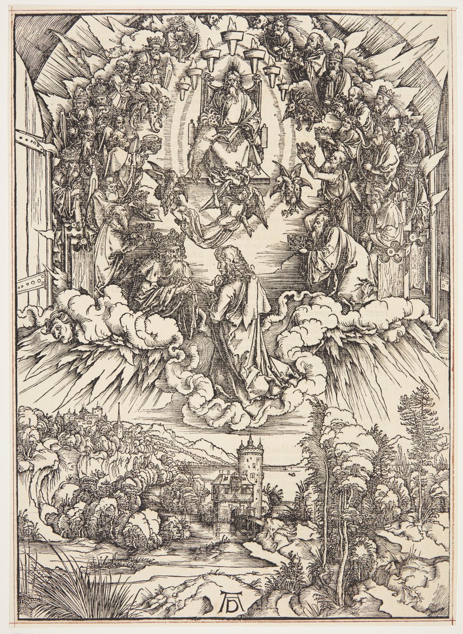 St. Johannes foran Gud og de eldste av Albrecht Dürer