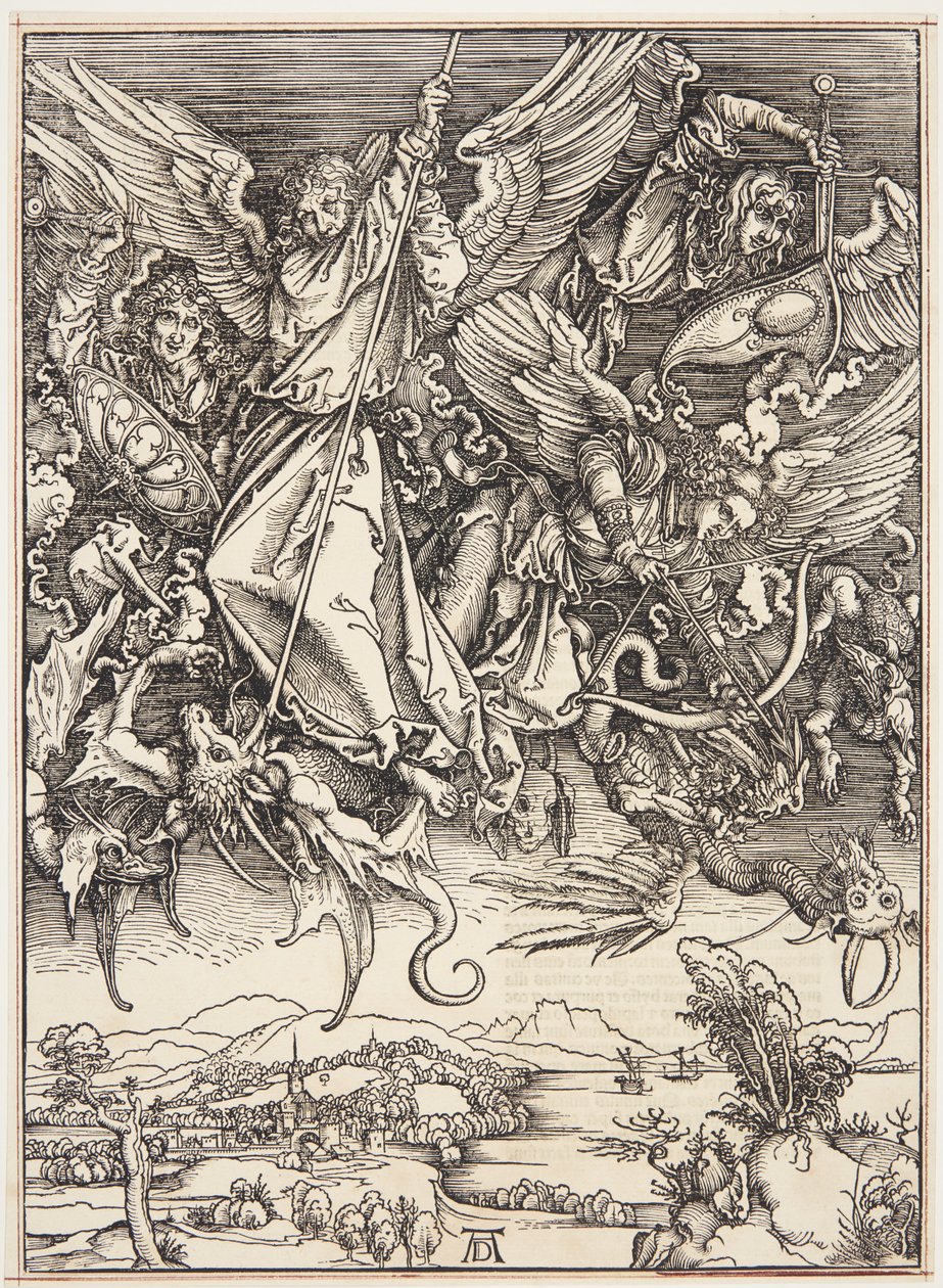 St. Michael som kjemper mot dragen av Albrecht Dürer