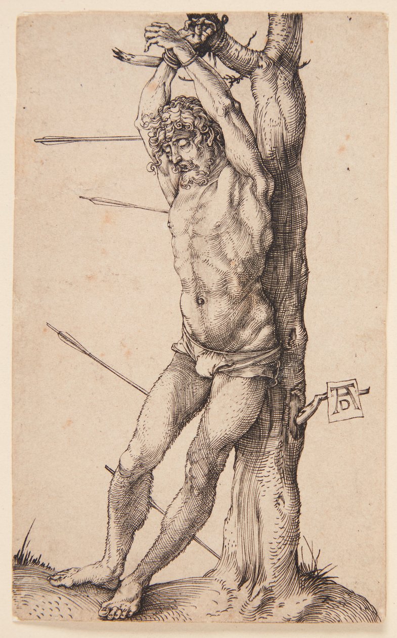 Sankt Sebastian ved treet av Albrecht Dürer