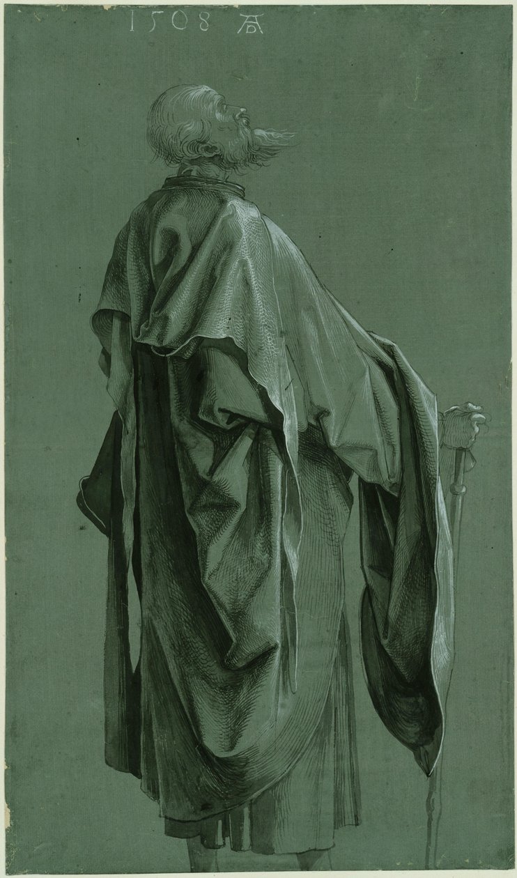 Stående apostel (Paulus eller Jakob den eldre) av Albrecht Dürer