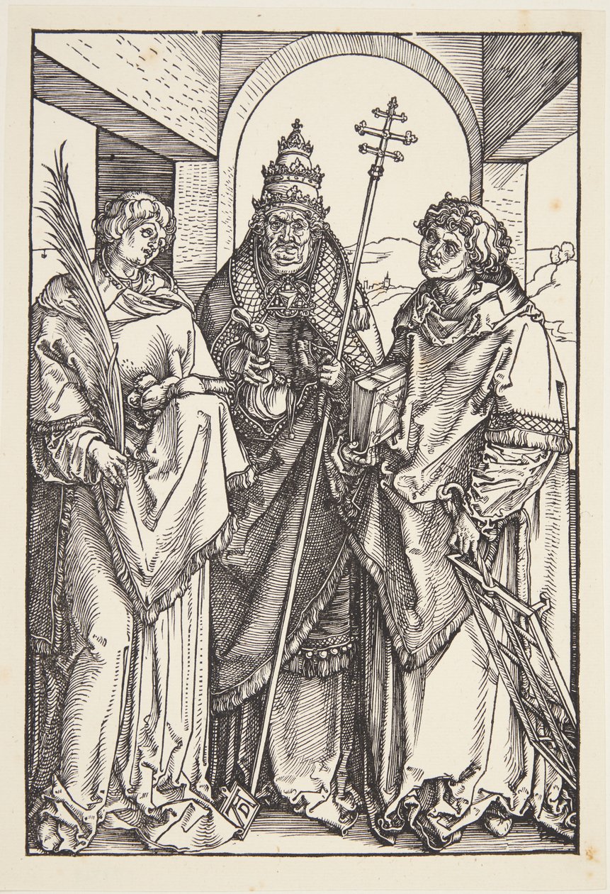 Sts. Lawrence, Sixtus og Stephen av Albrecht Dürer