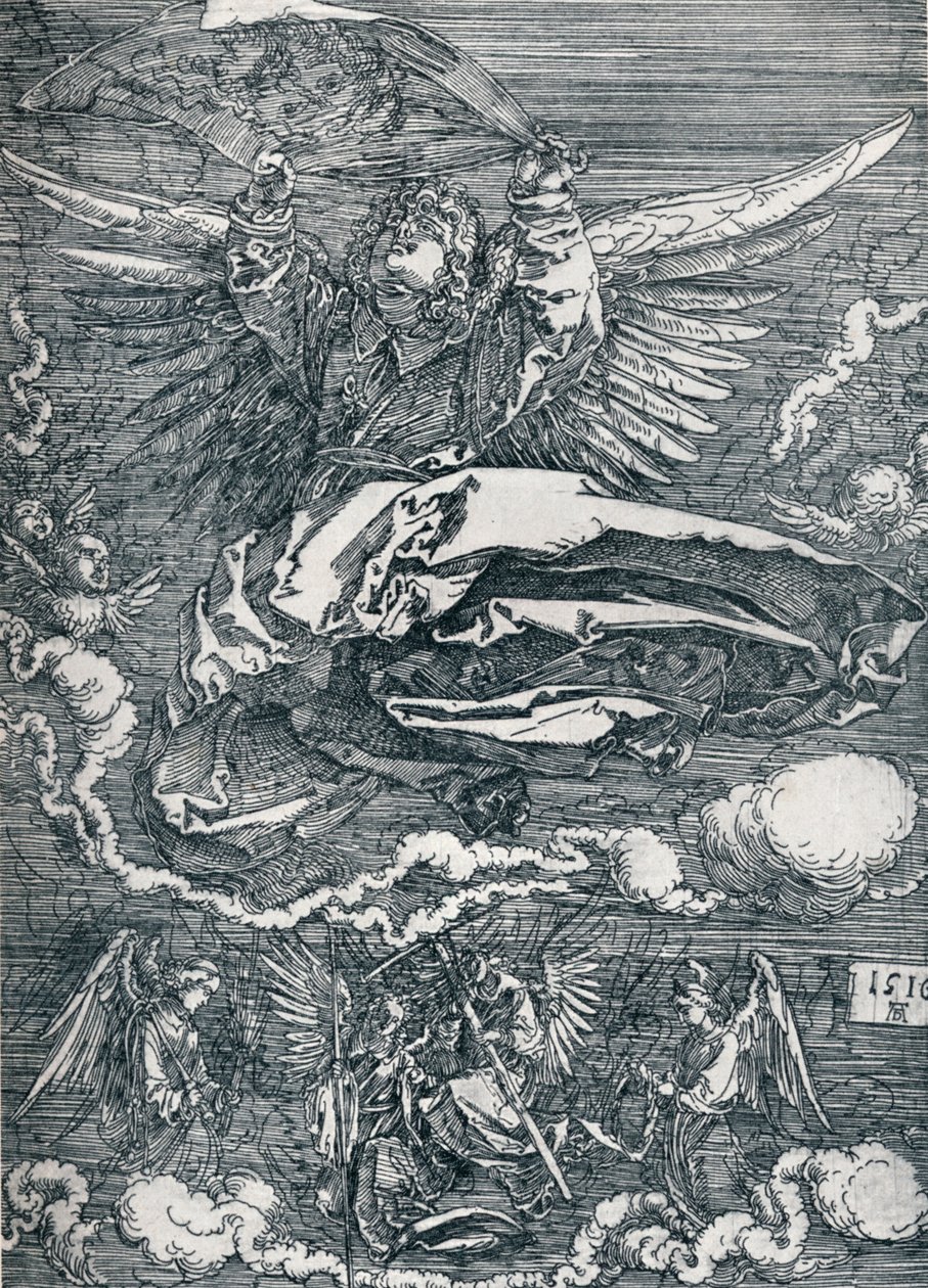 Sudarium vist av en engel, 1516 1906 av Albrecht Dürer