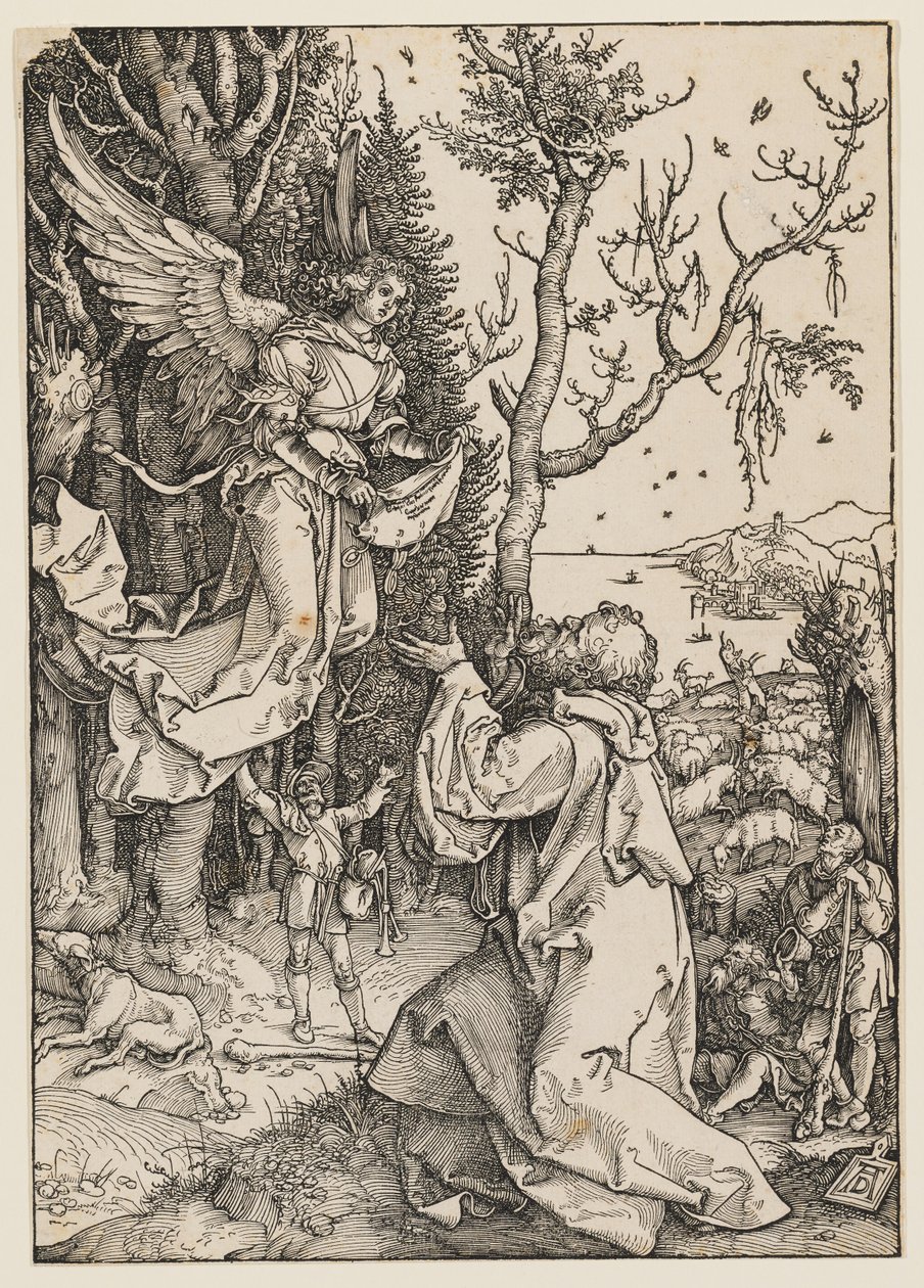 Engelen viser seg for Joakim av Albrecht Dürer