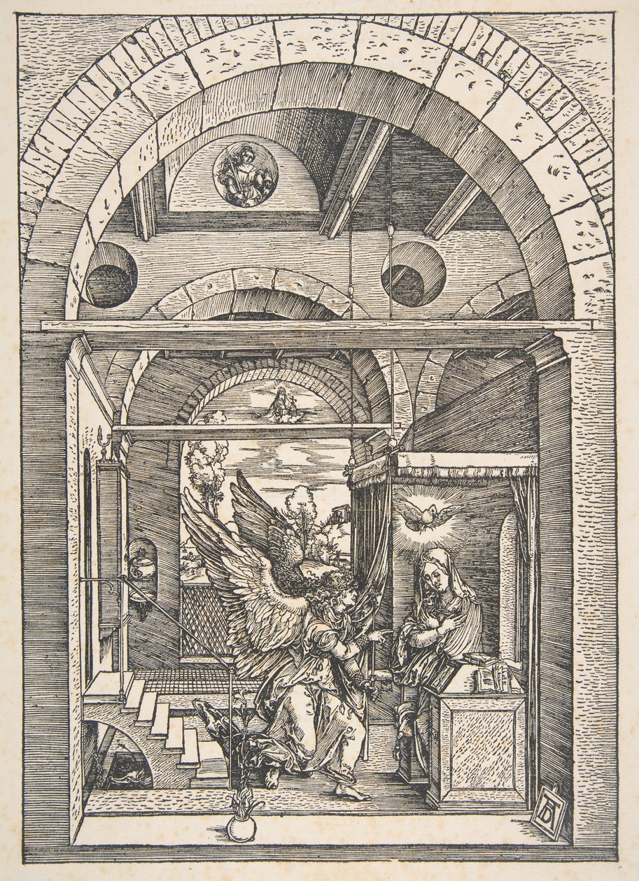 Bebudelsen, fra «Jomfru Marias liv» av Albrecht Dürer