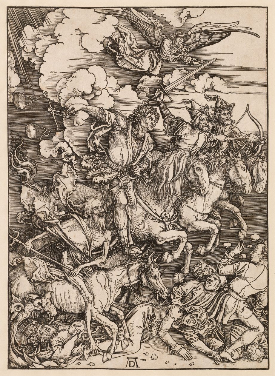 Apokalypsen: De fire rytterne av Albrecht Dürer