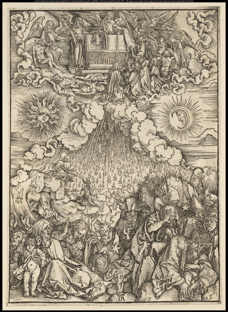 The Apocalypse: The Opening of the Fifth and Sixth Seal, 1497-98 av Albrecht Dürer