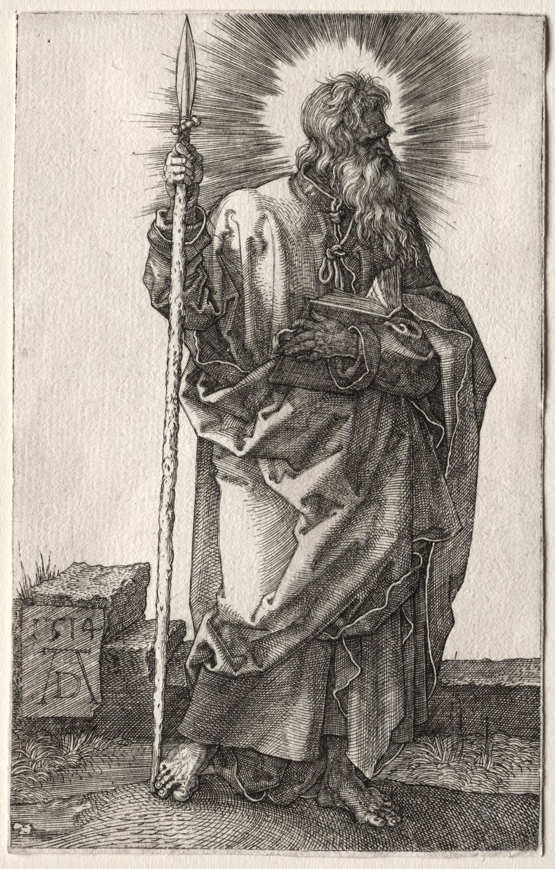 Apostelen Thomas av Albrecht Dürer