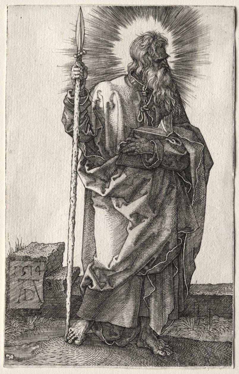 Apostelen Thomas. av Albrecht Dürer