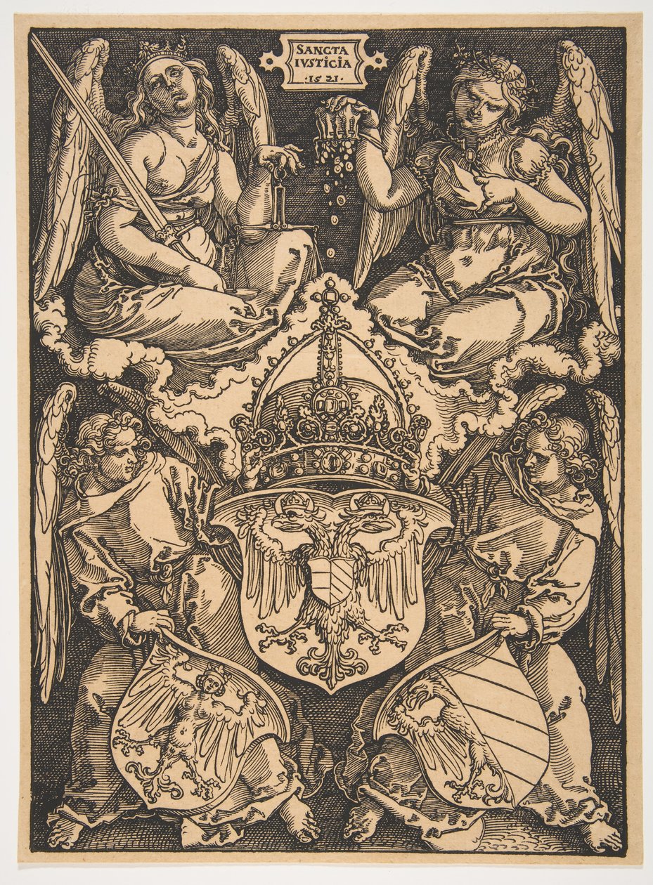 Armene til Det hellige romerske rike og byen Nürnberg.n.d. av Albrecht Dürer