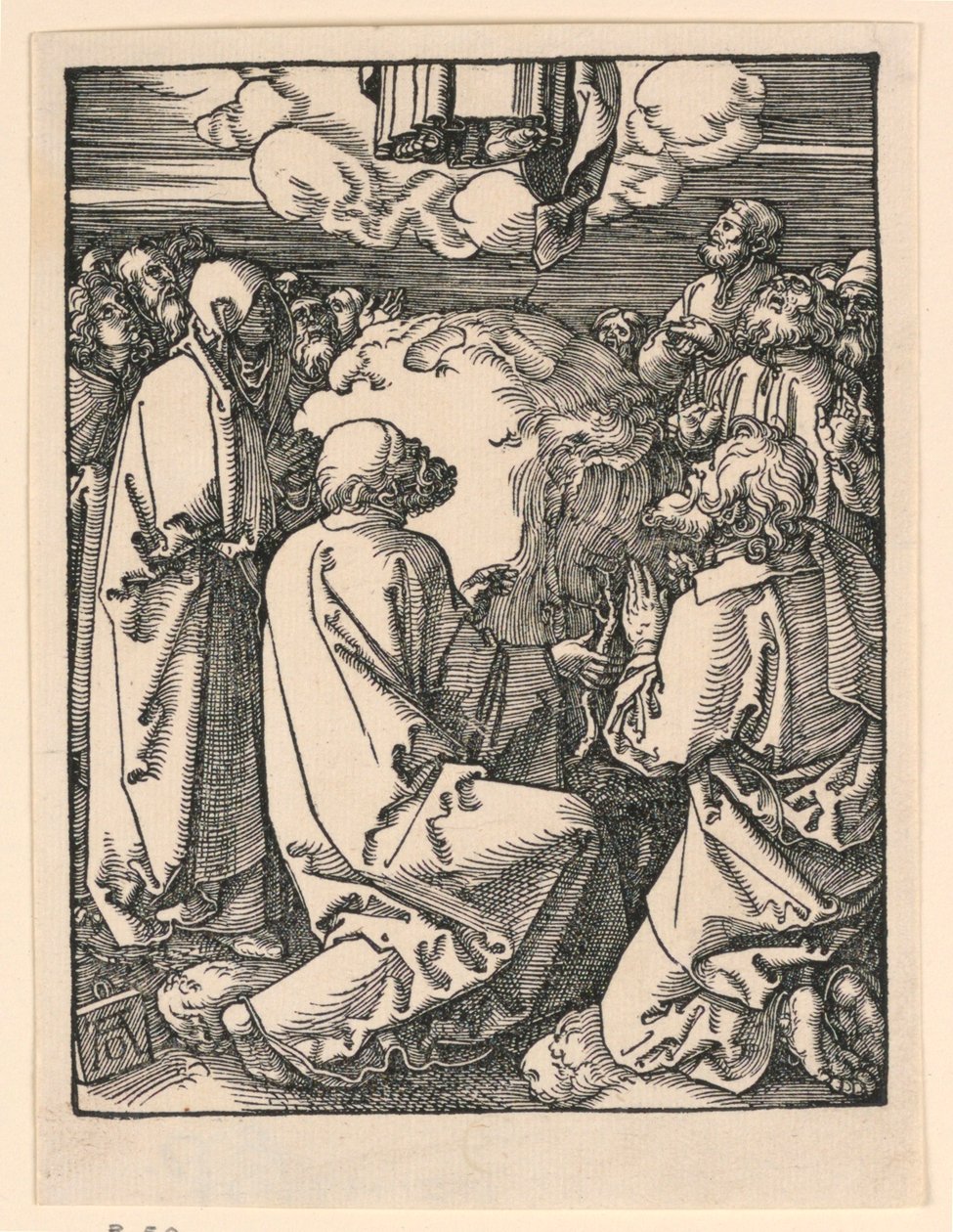 The Ascension, fra The Little Passion Series av Albrecht Dürer