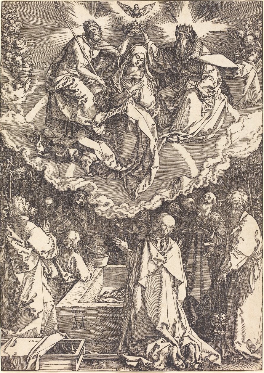 Jomfruens antagelse og kroning av Albrecht Dürer