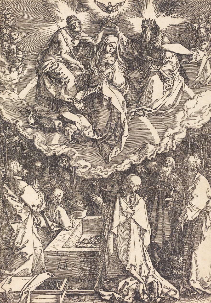 The Assumption and Coronation of the Virgin, 1510. av Albrecht Dürer