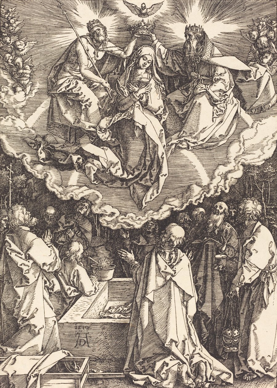The Assumption and Coronation of the Virgin, 1510. av Albrecht Dürer