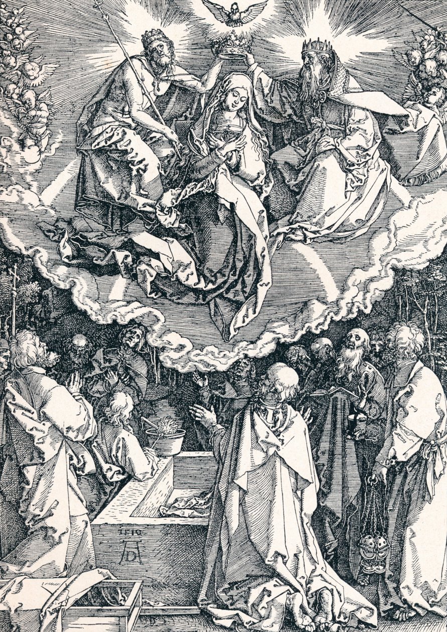 The Assumption and Coronation of the Virgin, 1510 1906 av Albrecht Dürer