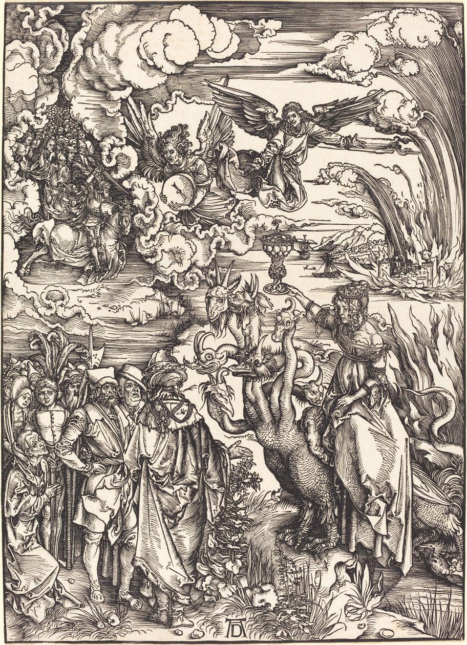 Den babylonske horen av Albrecht Dürer