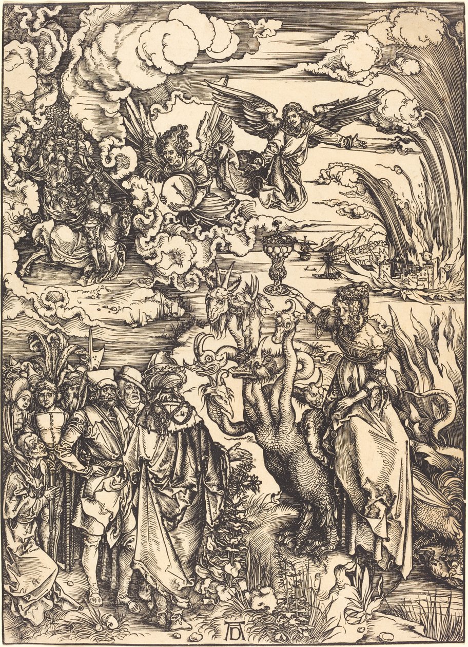 Den babylonske horen av Albrecht Dürer