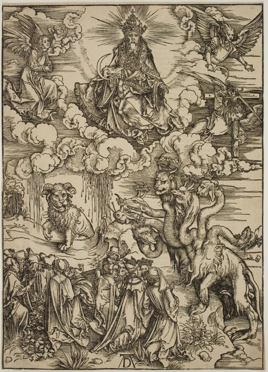 Udyret med to horn som et lam av Albrecht Dürer