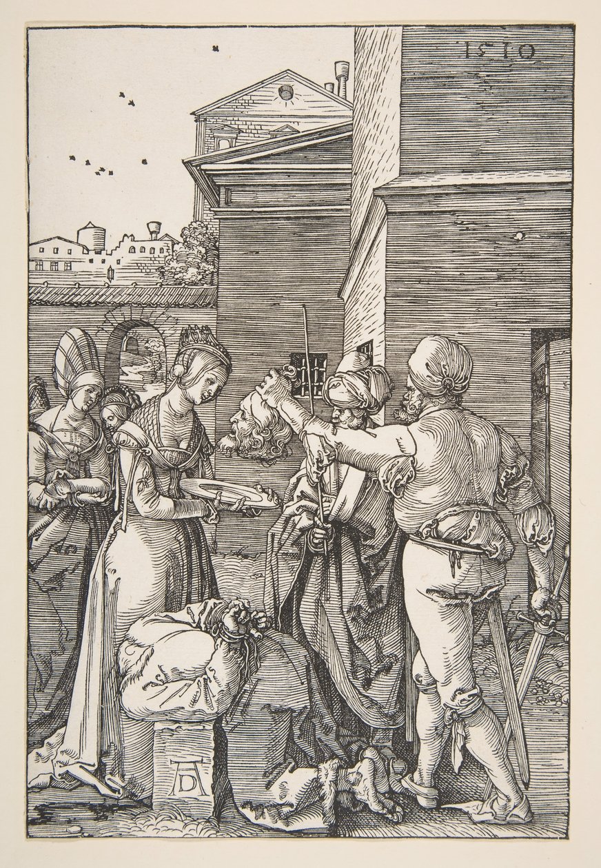 Halshuggingen av døperen Johannes, 1510. av Albrecht Dürer