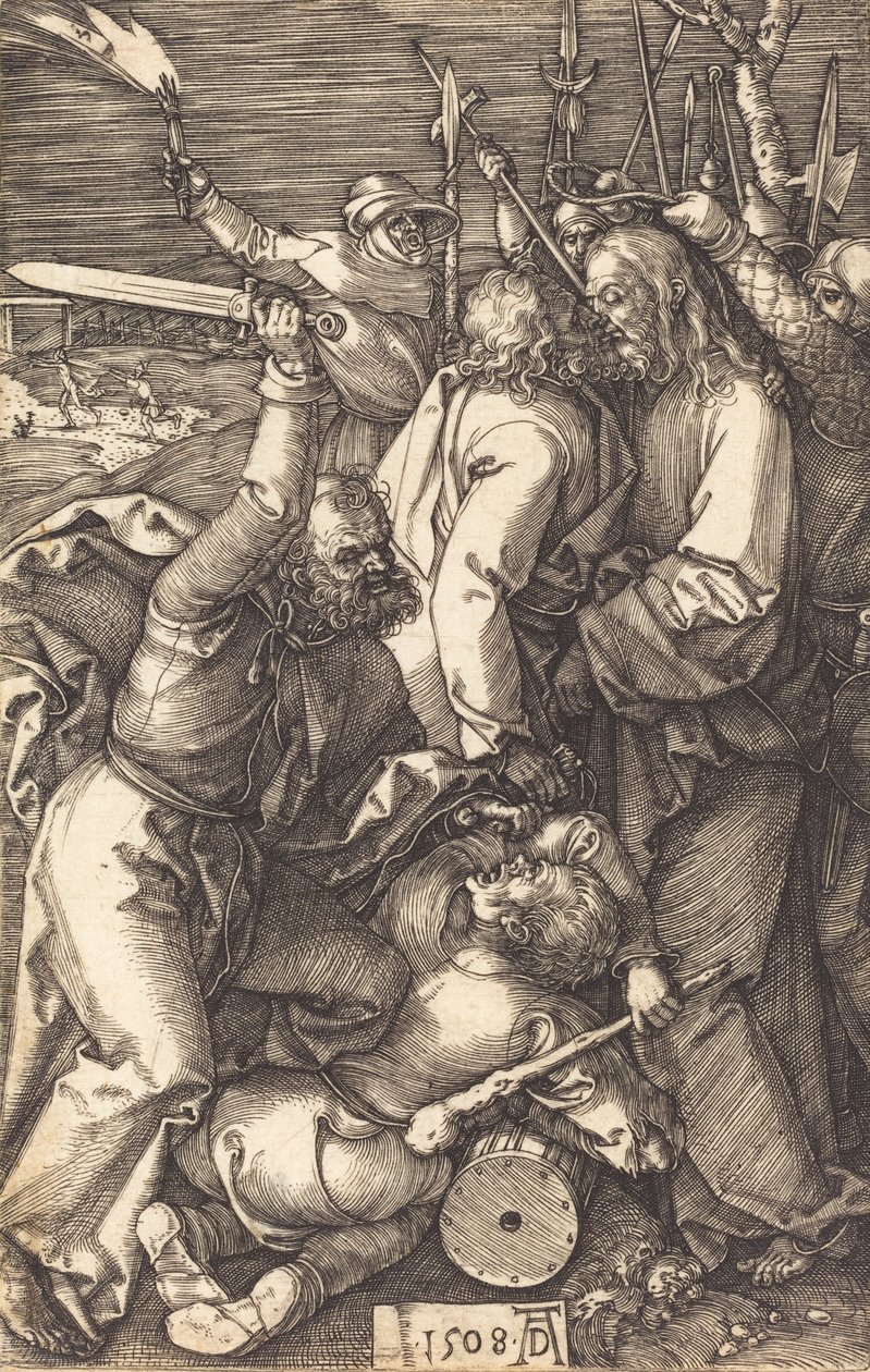 Kristi forræderi, 1508. av Albrecht Dürer