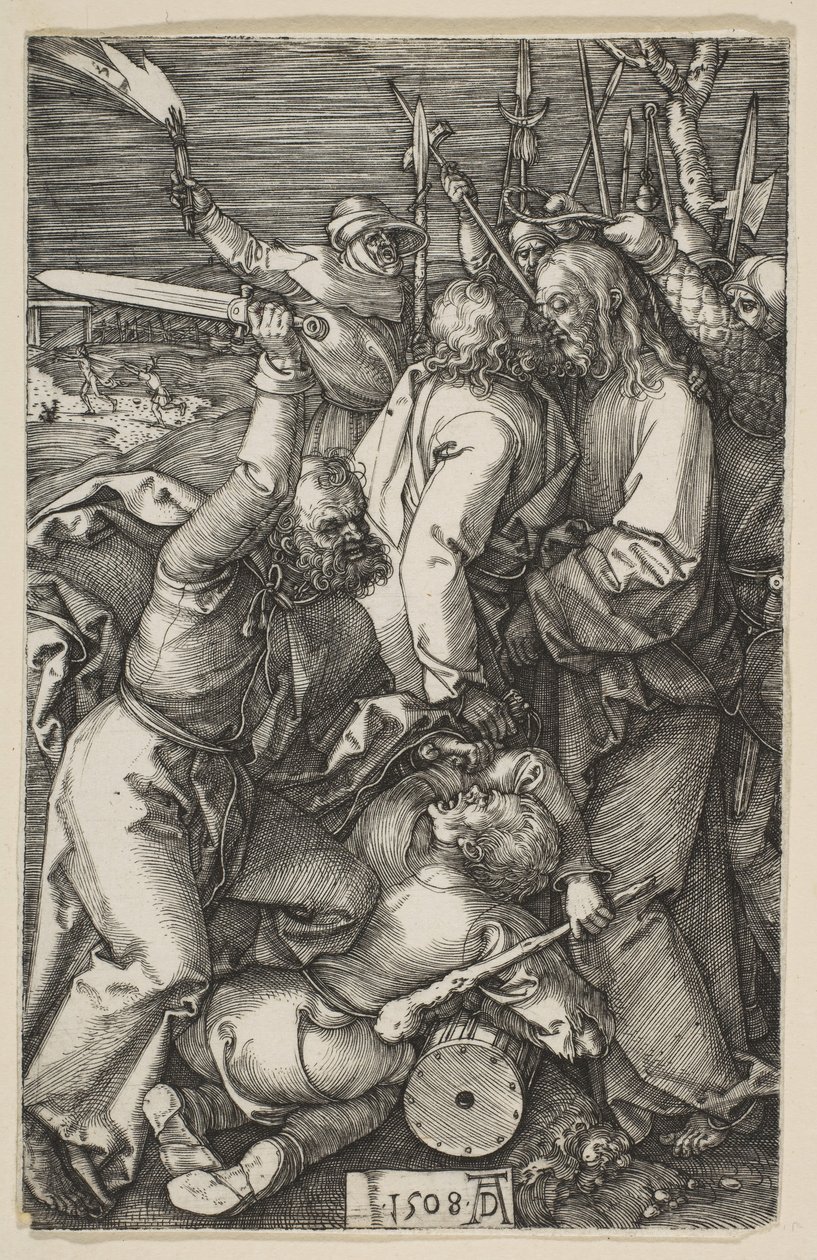 The Betrayal of Christ, fra The Passion, 1508. av Albrecht Dürer