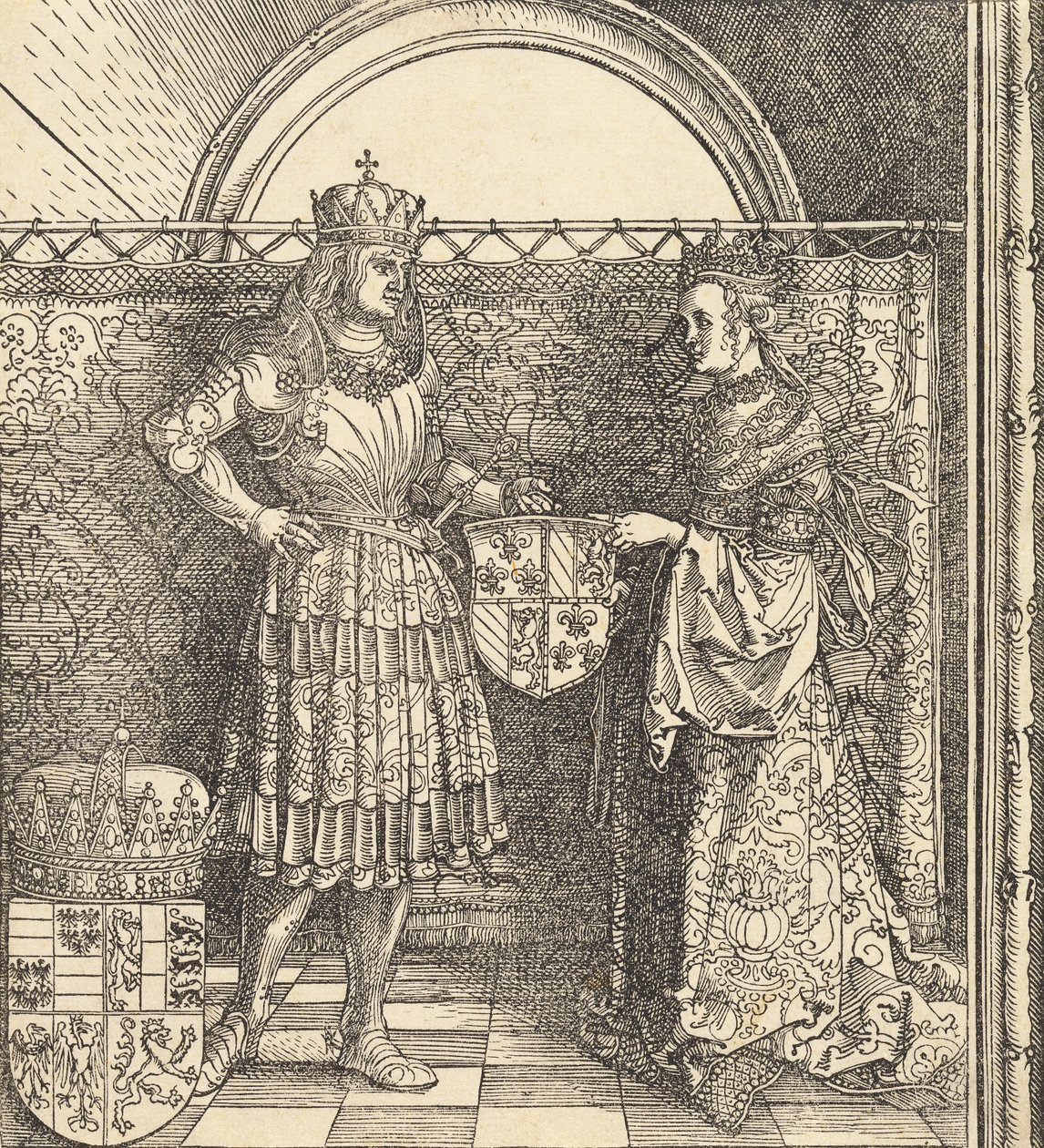 Forlovelsen til Maximilian med Maria av Burgund, 1511. av Albrecht Dürer