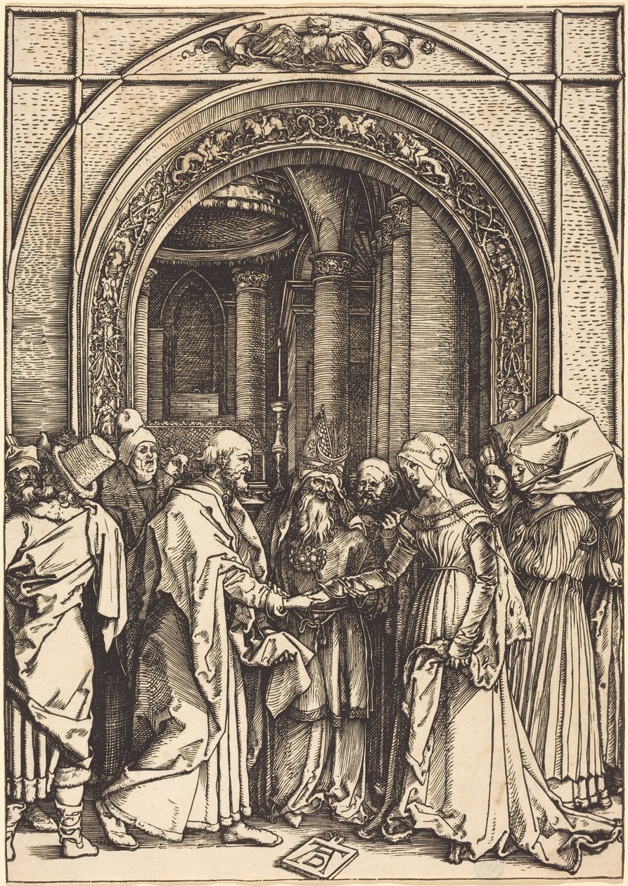 Jomfru Marias trolovelse av Albrecht Dürer