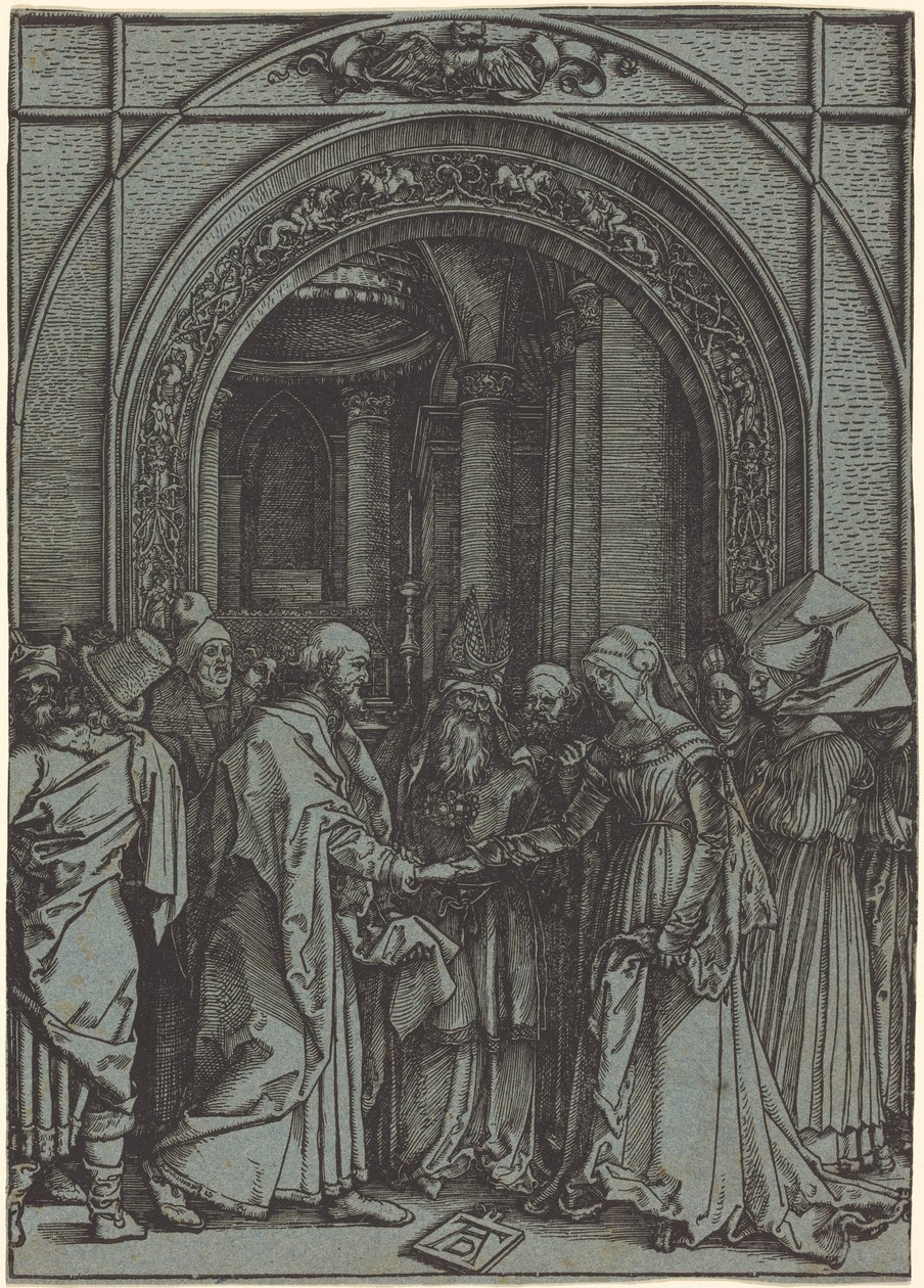 Jomfru Marias trolovelse av Albrecht Dürer